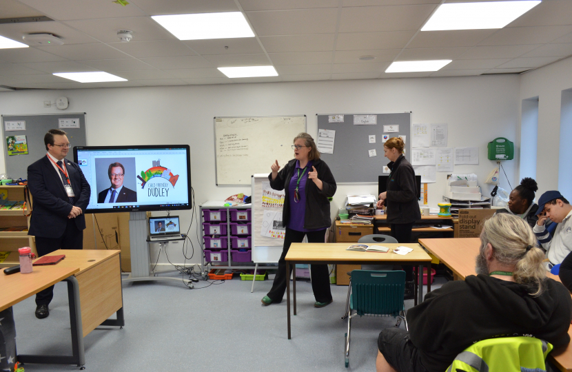 Mike at Pens Meadow Special School