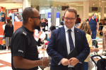 Mike Wood MP at one of his previous Jobs & Skills Fairs