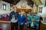 Mike Wood MP with Licensed Lay Minister Christine Knight at the Church of the Ascension Crib Festival in Wall Heath