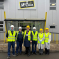 Mike with Plant Manager Adam Moloney and others at McCain Foods Wombourne