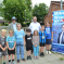 Mike with Cllr Phil Davis and young residents at Perton Library during Mike's Summer Tour