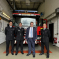 Mike with Stuart Ruckledge (Station Manager), James Green (Lead Officer) and Russ Brown (Station Manager) at Bilbrook and Codsall Community Fire Station