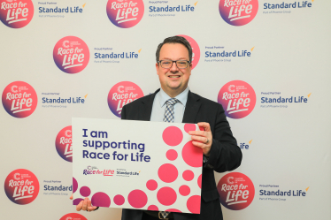 Mike Wood MP Cancer Resarch UK Race for Life