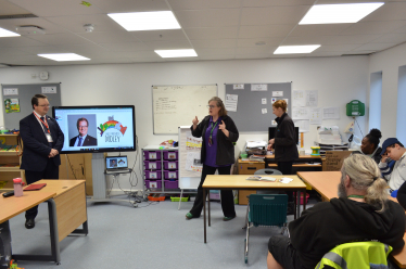 Mike at Pens Meadow Special School